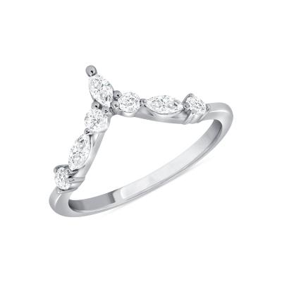 Marquise diamond band